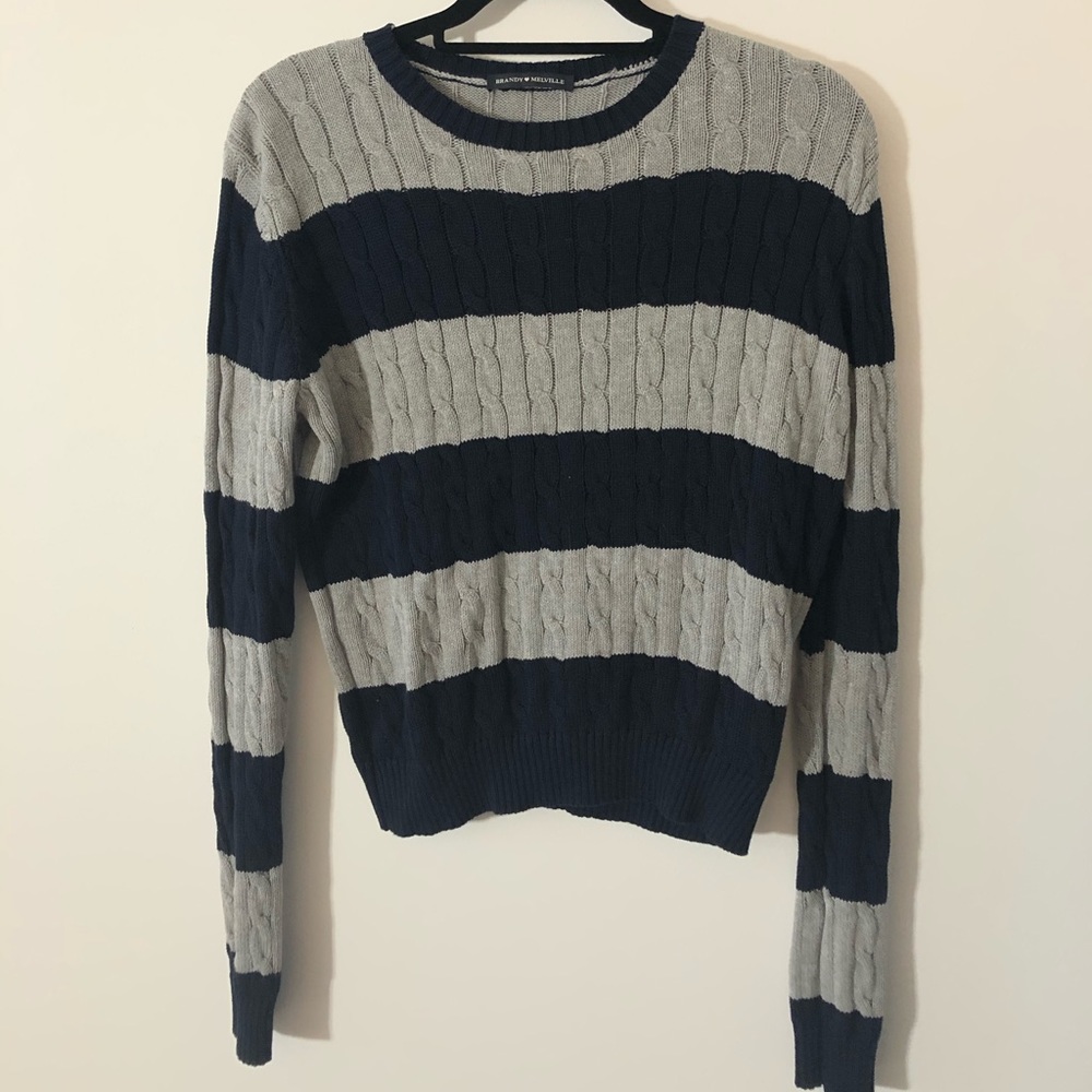 brandy melville striped sweater